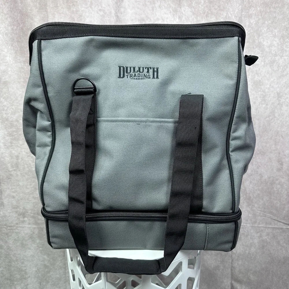 Duluth Trading Fire Hose Pack Hound Bag Gray Gear Duffel Travel NWT 70406